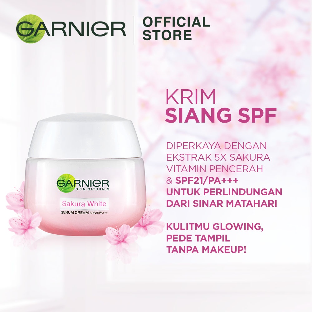 ☘️Yuri Kosmetik☘️ Garnier Sakura White Day Cream SPF30 50ml