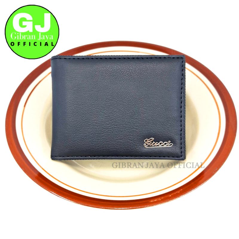 Dompet Pria Kulit Sintetis Hitam Resleting