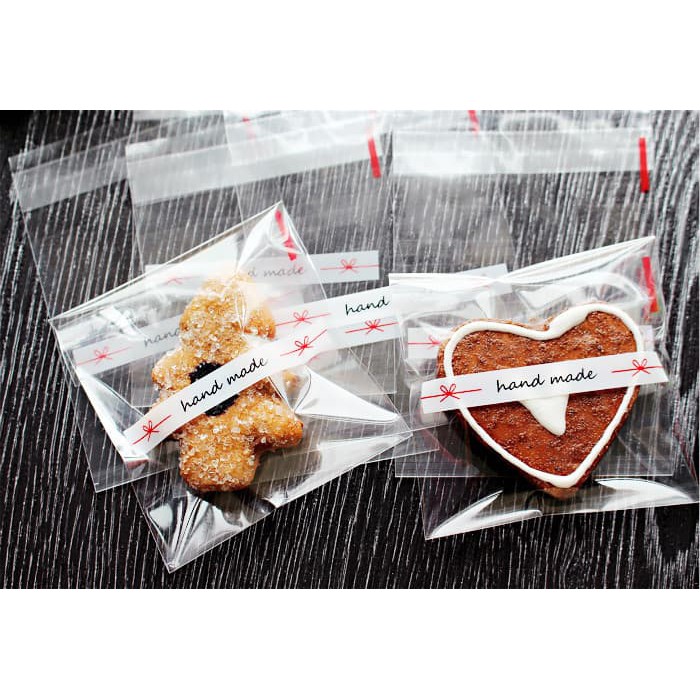 

LMX plastik kemasan cemilan ukuran 10x7 tulisan hand made