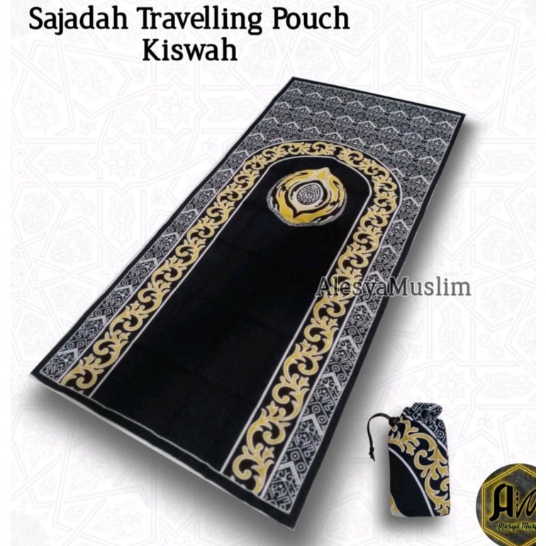 SAJADAH TRAVELING  POUCH MOTIF KISWAH