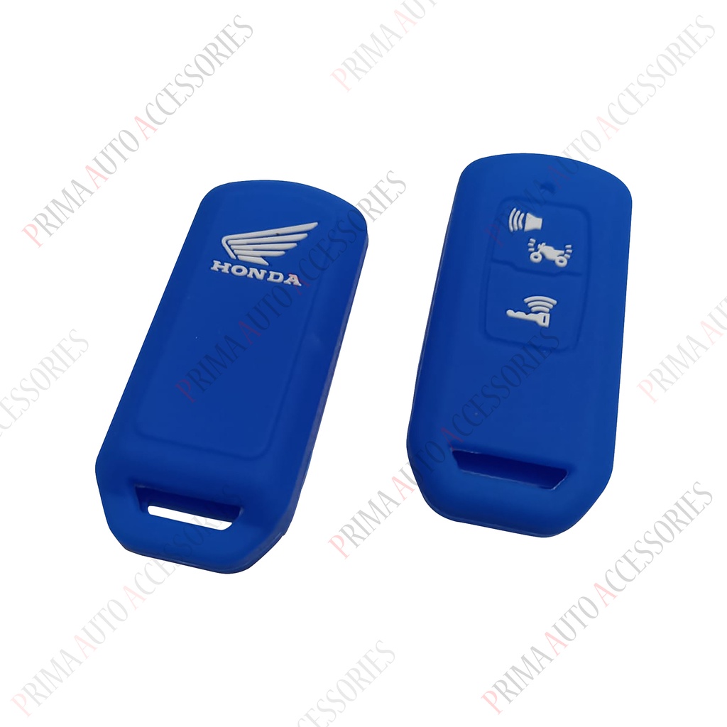Kondom / Silikon Kunci Remote Motor - Honda PCX 160-Biru