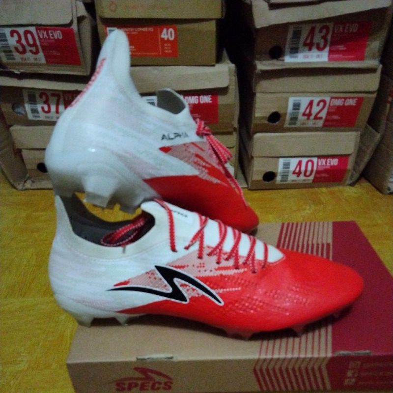 sepatu bola SPECS ACC LS 3 FG (101528) ,futsal (401592)GARTEK ALFA ELITE (101650)ALFA PRO (101661)-Gartek elite secon