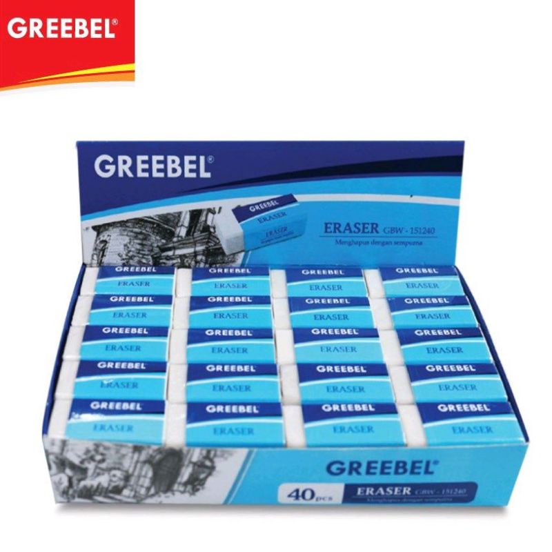 

GREEBEL PENGHAPUS PUTIH - ERASER WHITE (per pcs)