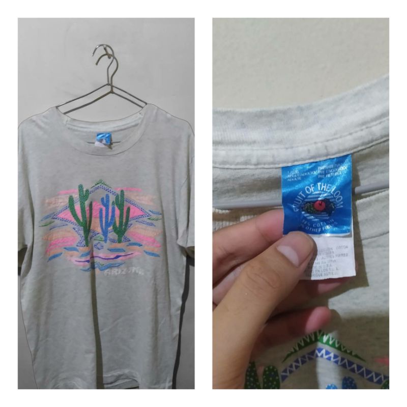 T-shirt Vintage Arizona Tag Fruit Of The Loom