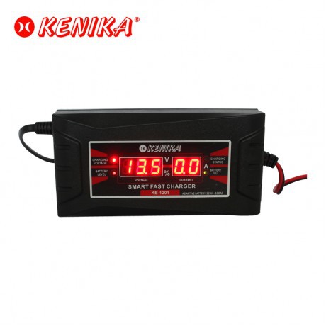 LEAD ACID BATTERY CHARGER 12V 6A - CHARGER AKI KENIKA KB-1201