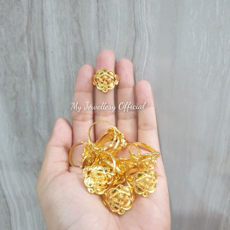 Cincin Mas Penang Replika Emas 24k