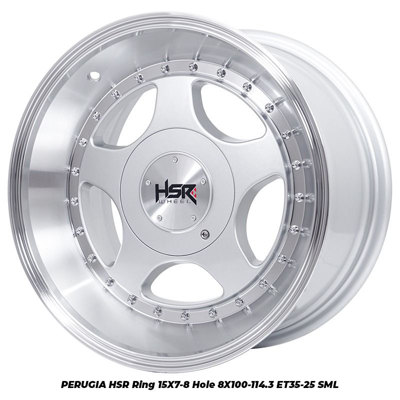 jual velg hsr Perugia ring15x7/8 h8x100-114,3