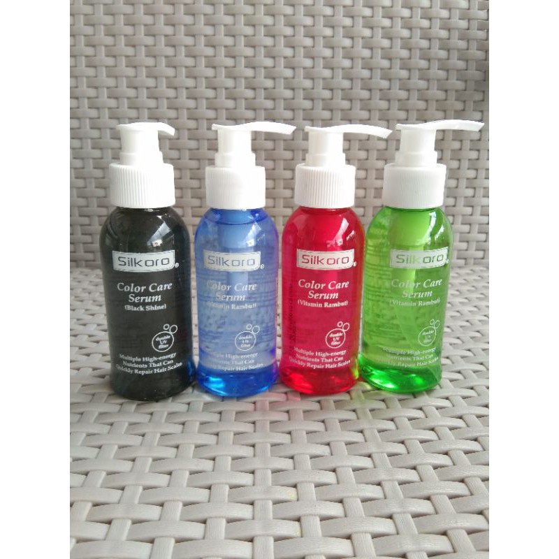 ⭐BAGUS⭐ [BESAR] SILKORO Hair Vitamin 200ml | Serum Rambut Color Care Pump Hair Treatment Tanpa Bilas