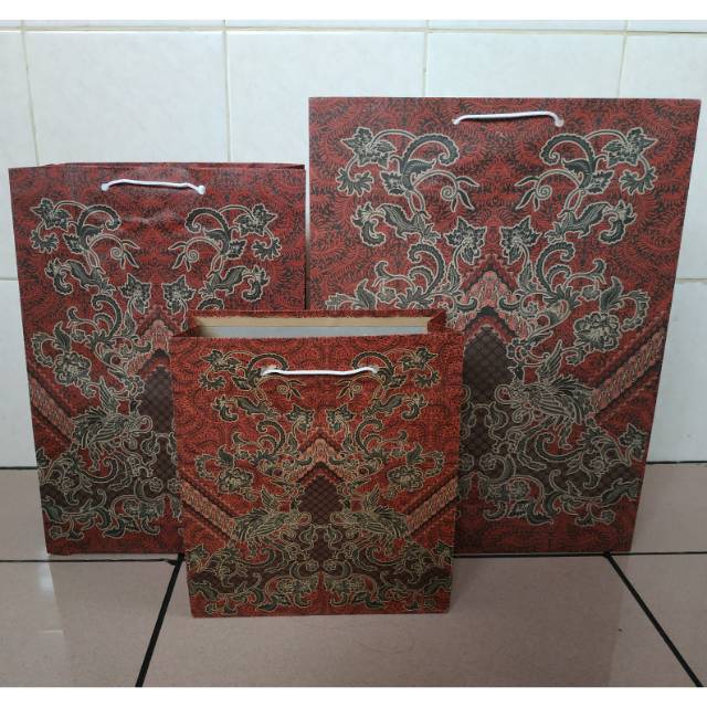 

Paper Bag Batik MURAH 3 pcs