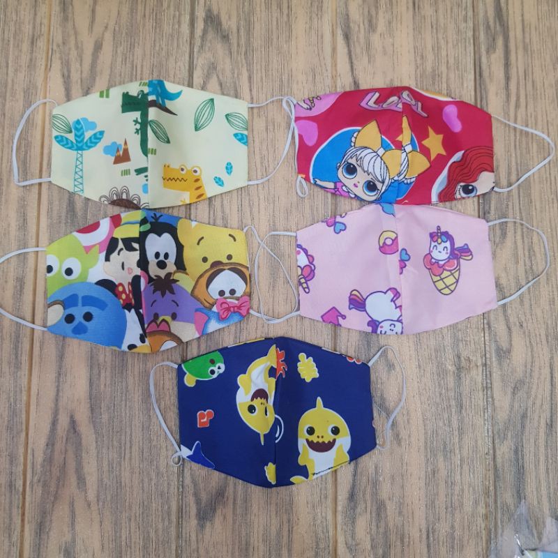 Masker Anak 2ply Motif