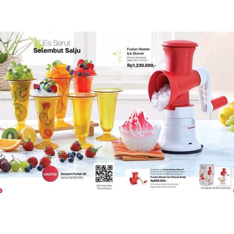 Tuperware Fusion Master Ice Shaver