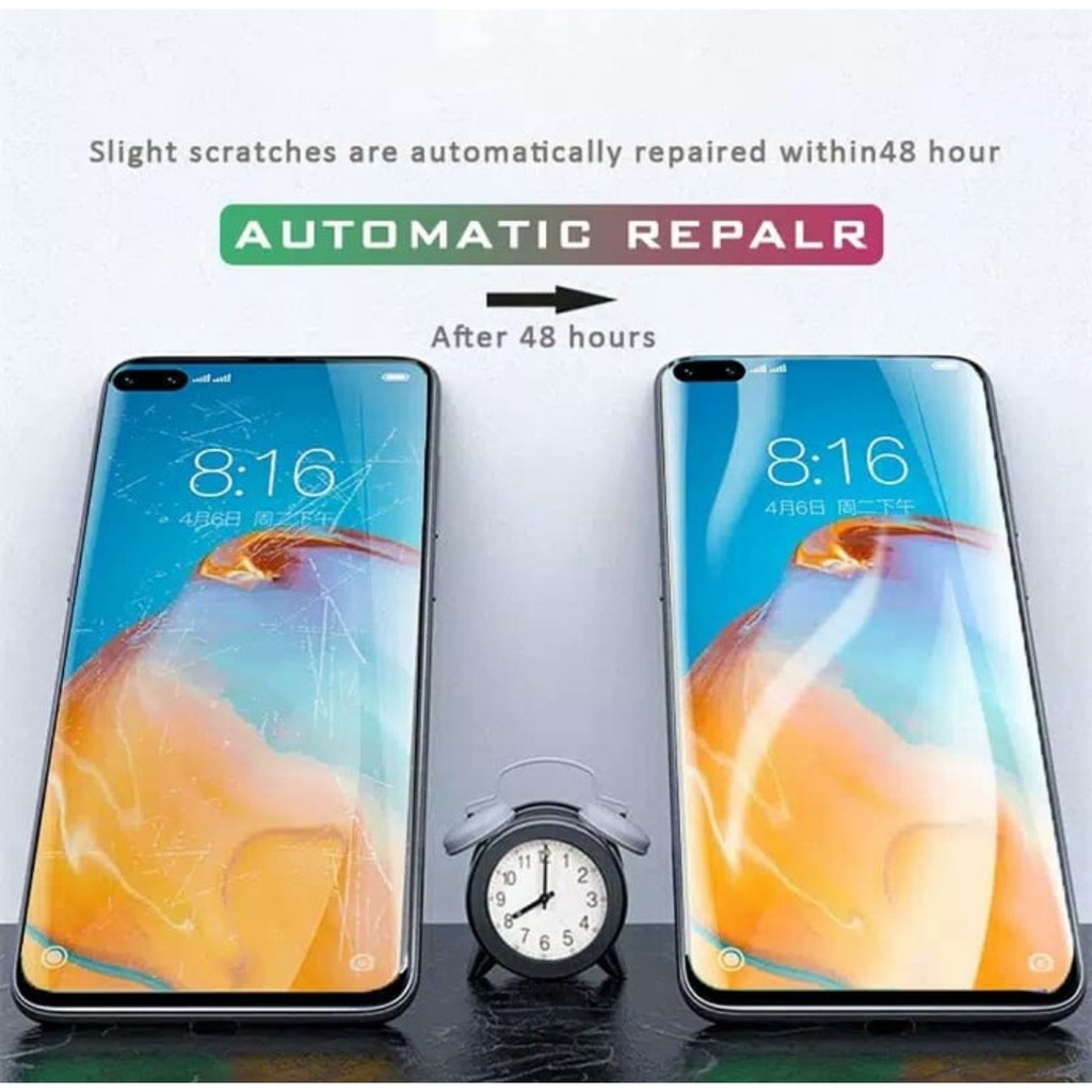 Hydrogel anti gores HUAWEI P30 P40 P50 PRO screen guard protector Depan Belakang Back