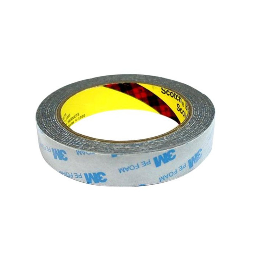 

Dijual Double Tape FOAM Dobel Tape Tip Busa PE Coated 20mm 3 85 M Adhesive Limited