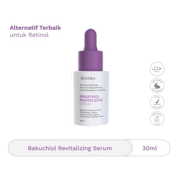 ELSHESKIN Bakuchiol Revitalizing Serum (15ml / 30ml) -BPOM