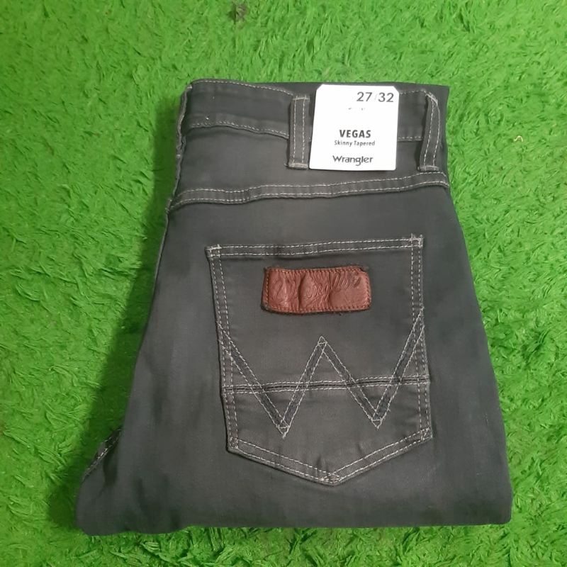 Wrangler jeans Vegas Skinny celana panjang stretch 100% Original