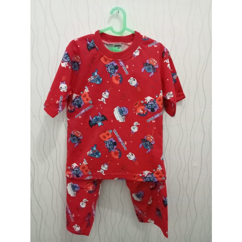 BAJU TIDUR / PIYAMA / SETELAN ANAK SIZE L (4-5 Tahun)