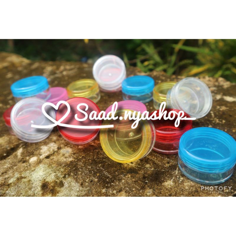Pot Akrilik 3 Gram / Wadah skincare 3 Gram / Pot Cream 3 Gram