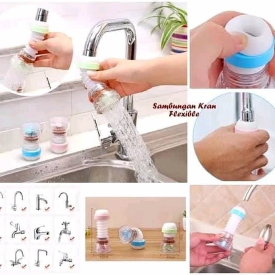 Saringan Sambungan Keran Air Fleksibel Filter Kepala Saring Kran