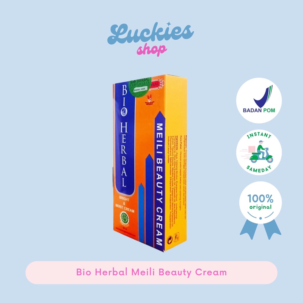 BPOM Bio Herbal Meili Beauty Cream Krim Penghilang Bekas Luka