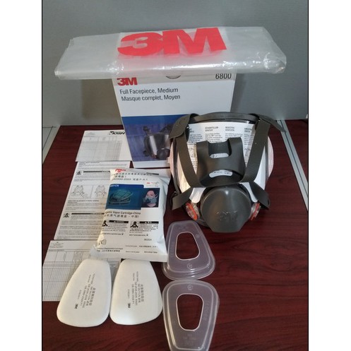 Masker 3M Full Facepiece Reusable Respirator 6800