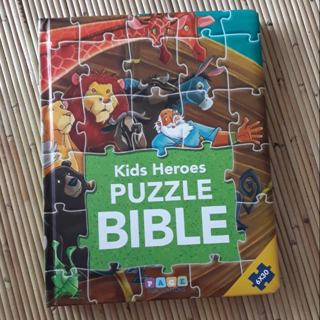 Kids Heroes 180 Pcs Puzzle Bible (new) Activity Book Kisah Cerita Alkitab Anak Kristen Katolik Child