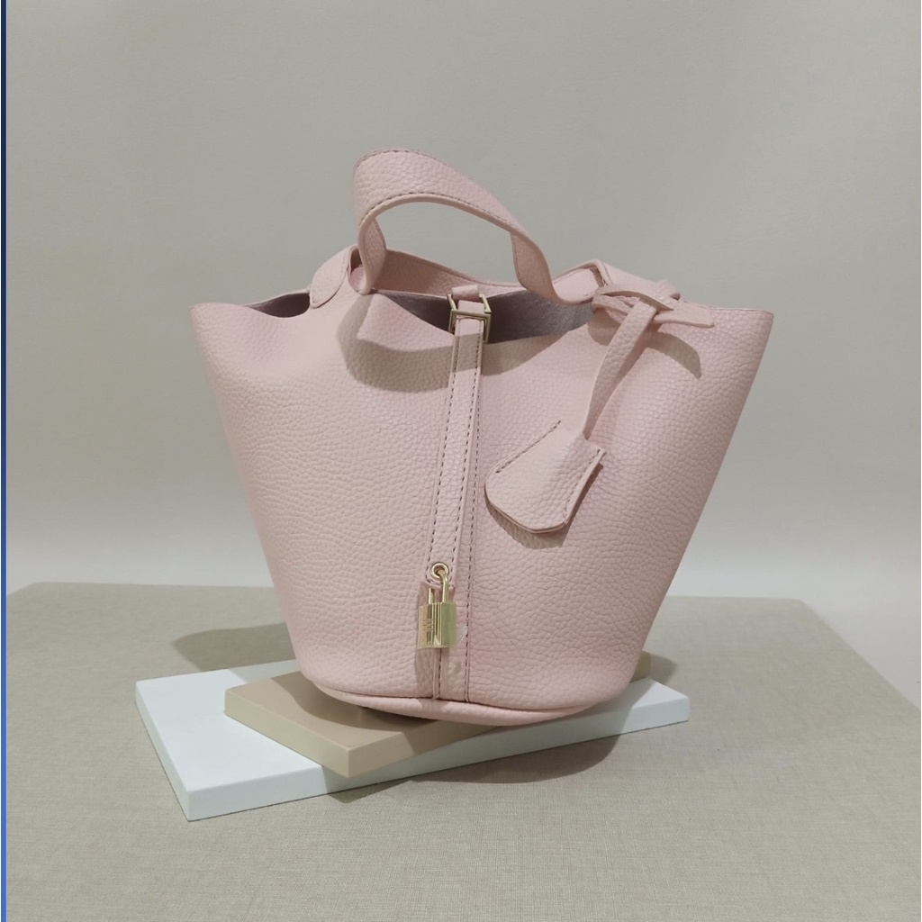 NAOMI - Elenna Bucket Bag Handbag Import Premium Wanita - free scarf tas Jinjing - Tas Tenteng - Fashion Wanita Cantik Hand Bags - tas naomi - naomi bag - women bag pico bag premium handbag hand bag