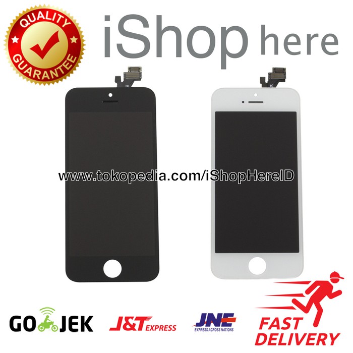 Premium Quality Layar LCD iPhone 5 5G 5S & Touchscreen. Ori Orinal - Putih iPhone 5S Sa1