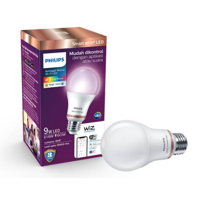 LED smart WiFi Philips 9 watt