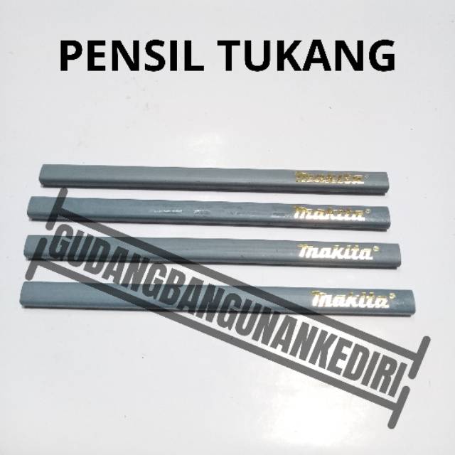 Pensil tukang makita / pensil kayu makita / pensil tukang / petelot