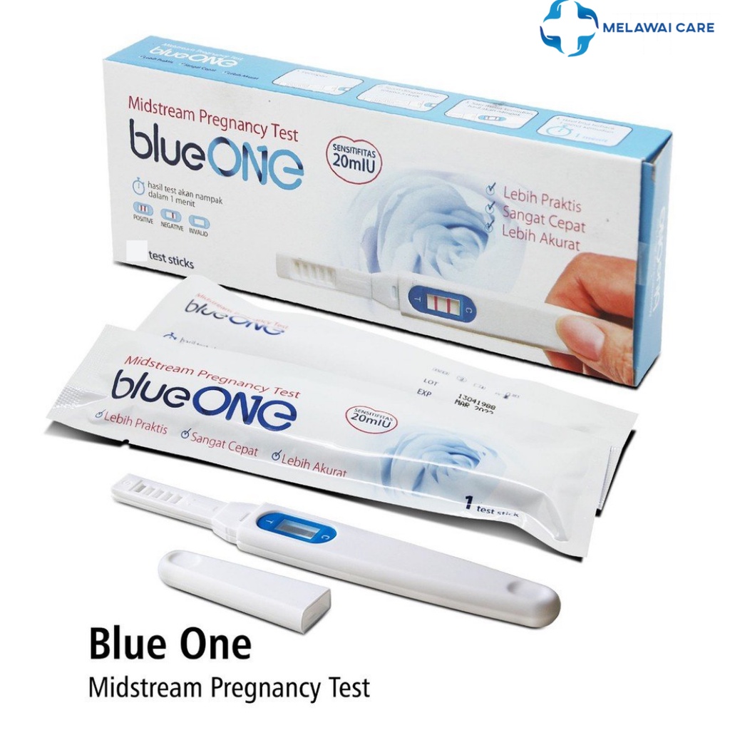 Cod Tes Pack Kehamilan Hamil Digital Blue One Blueone Onemed tespek kehamilan tespack kehamilan sens