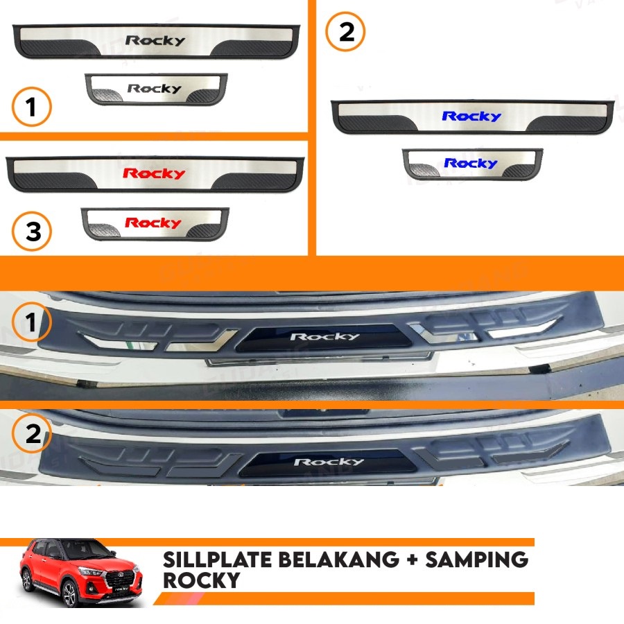 Sillplate Belakang + Sillplate Samping Rocky 2021