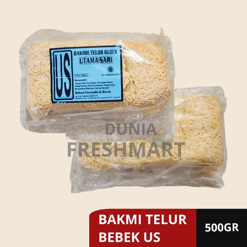

Bakmie Ayam US TELOR BEBEK BAKMI AYAM UTAMA SARI 500gram