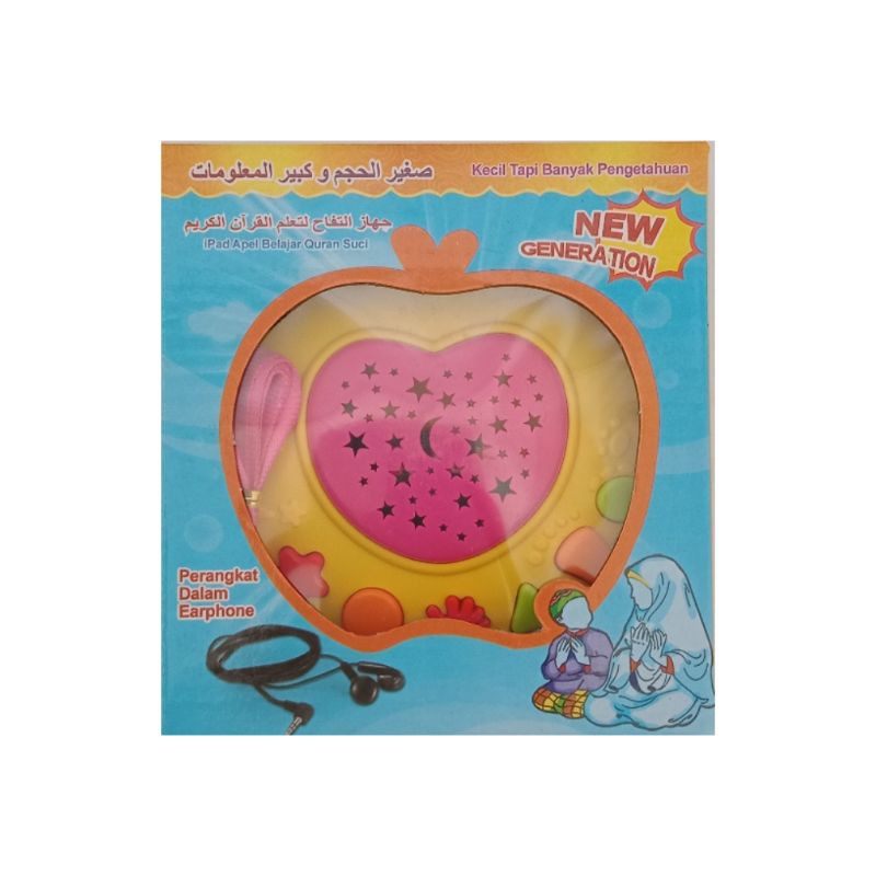 Mainan Anak Apel Quran lengkap handsfree / headset