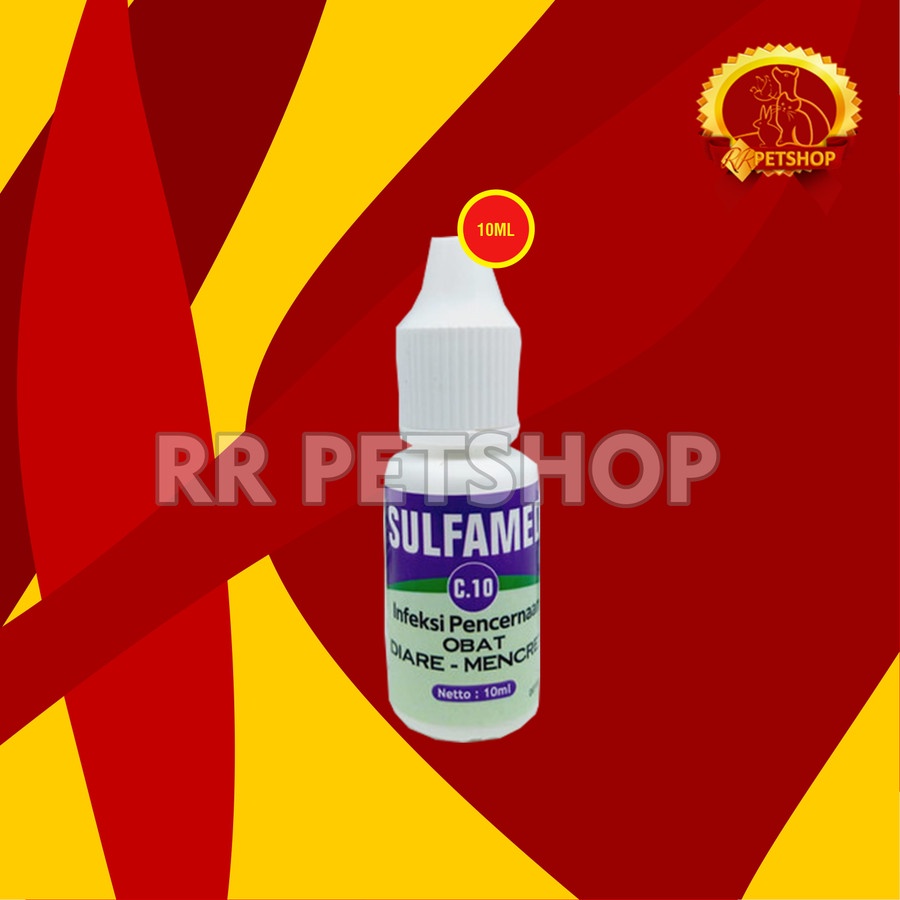 Sulfamed Obat Diare Mencret Kucing Anjing 10ML