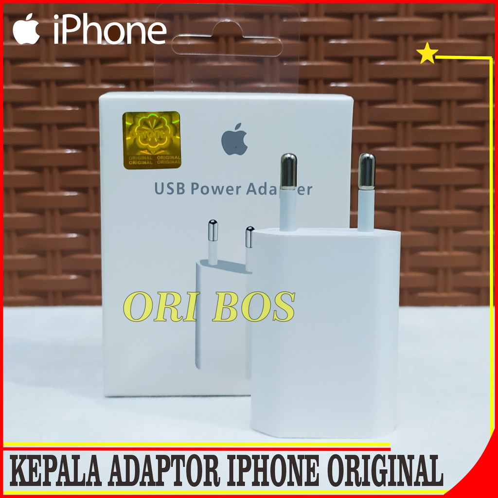 Adaptor kepala charger iPhone 5 5s 6 plus 6s 7 plus