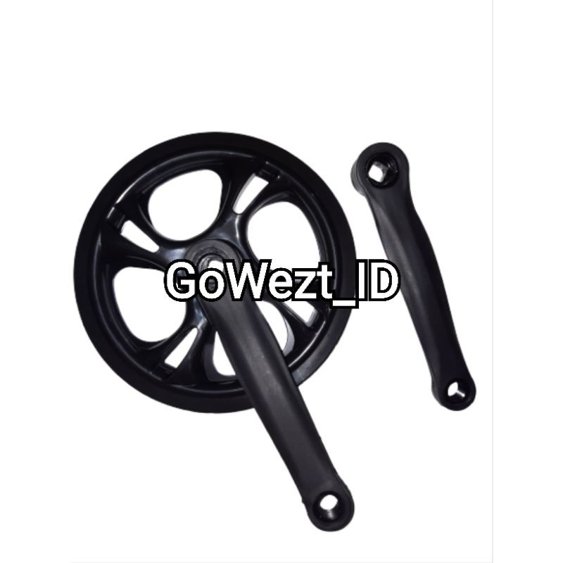 Gear Gir Crank Sepeda Lipat Minion Fixie MTB 48T Single 1 Susun Hitam As Kotak EXOTIC | High Quality