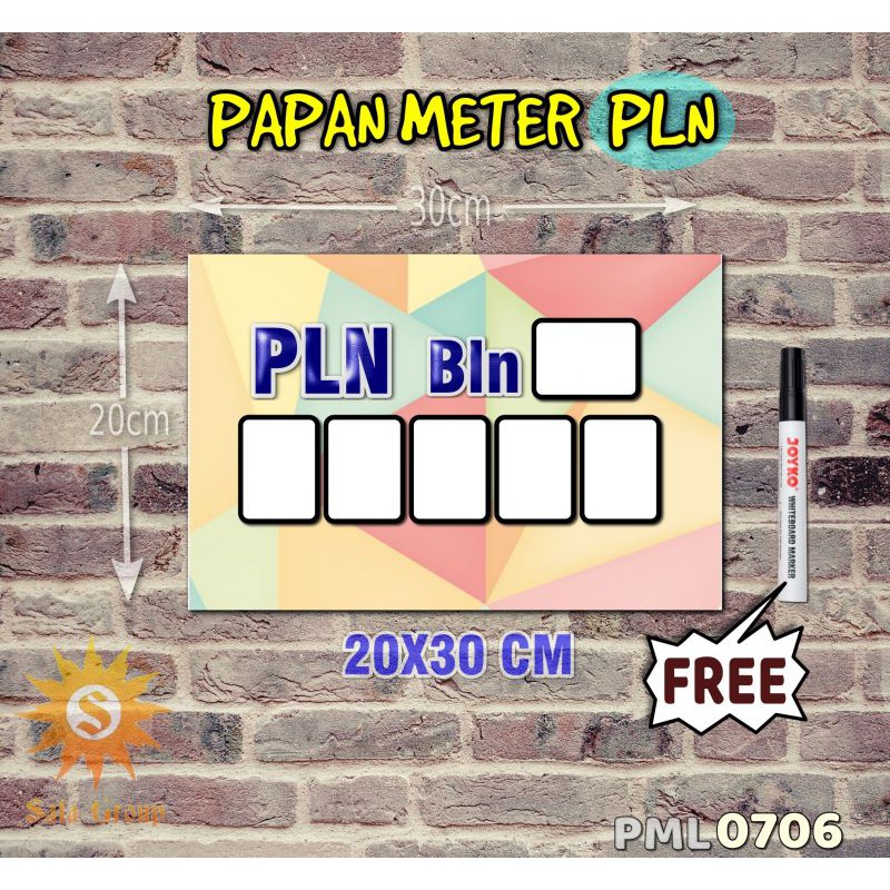

Safa Papan Meter Listrik PLN PAM motif Unik - Pastel 06