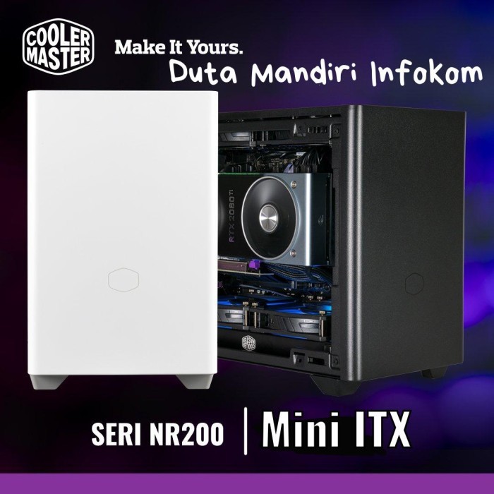 Cooler Master Masterbox NR200 Black - Mini-ITX Case