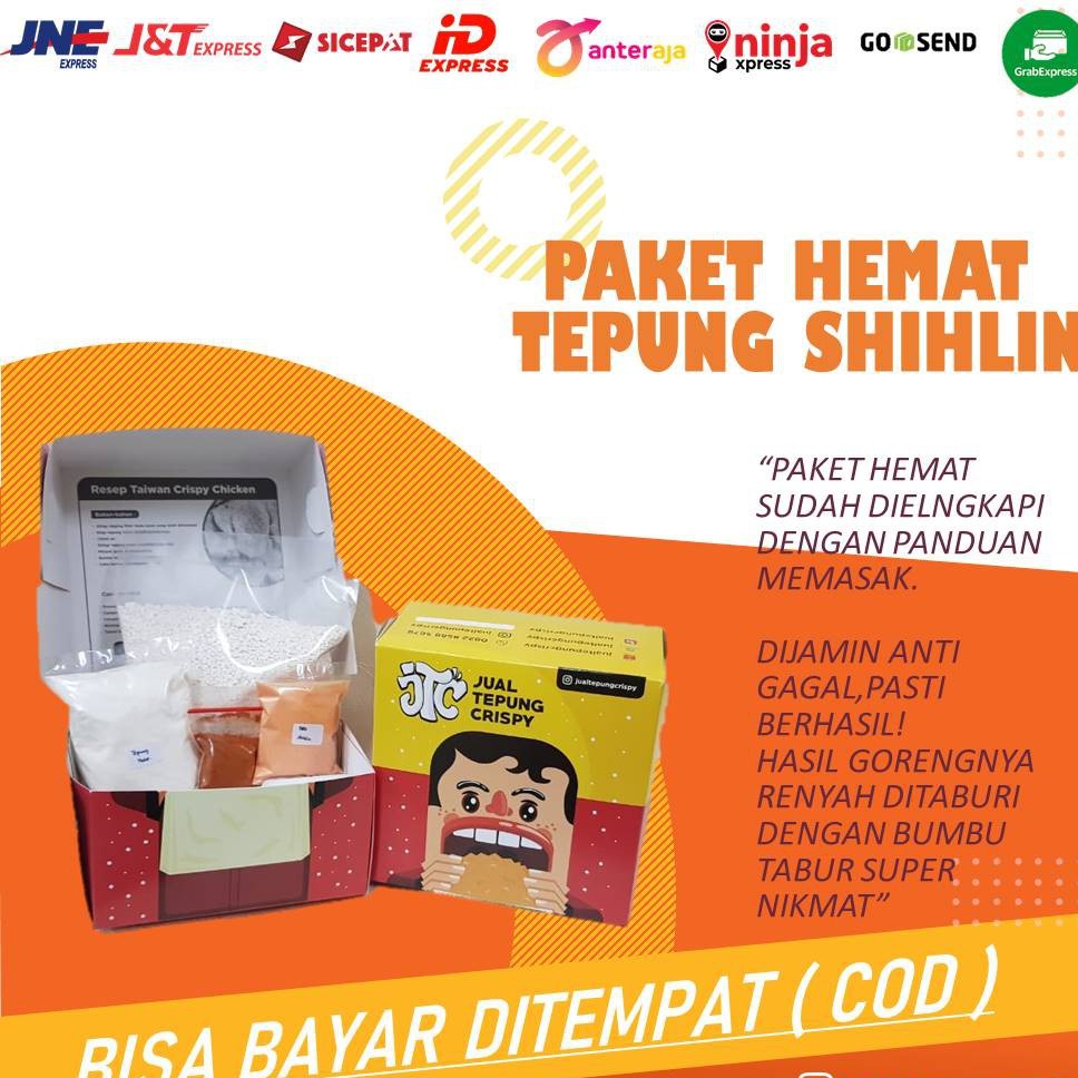 PAKET TEPUNG TAIWAN CRISPY CHICKEN ALA SHiHLIN (PAKET KOMPLIT SHIHLIN HEMAT)