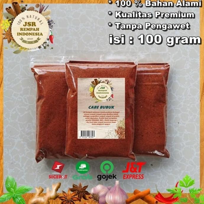 

Cabe Bubuk Asli 100% Tanpa Campuran Kualitas PREMIUM
