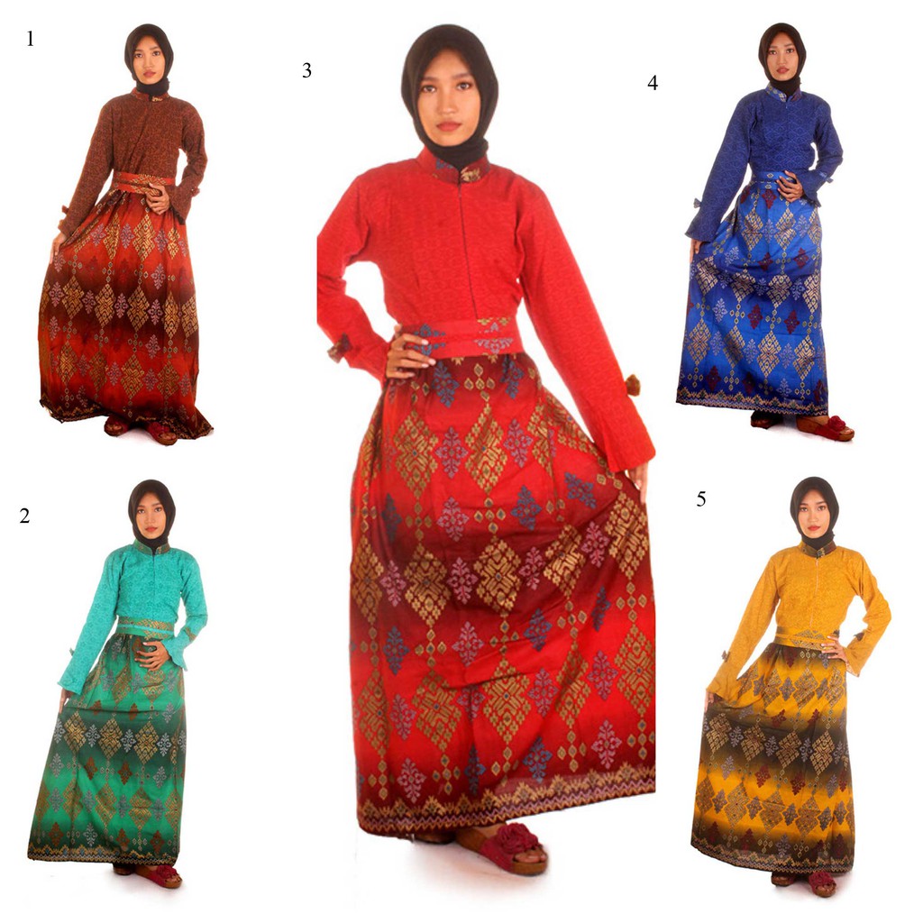 Gamis Muslim I Baju Muslim Gamis I Baju Muslim Gamis Batik Atika