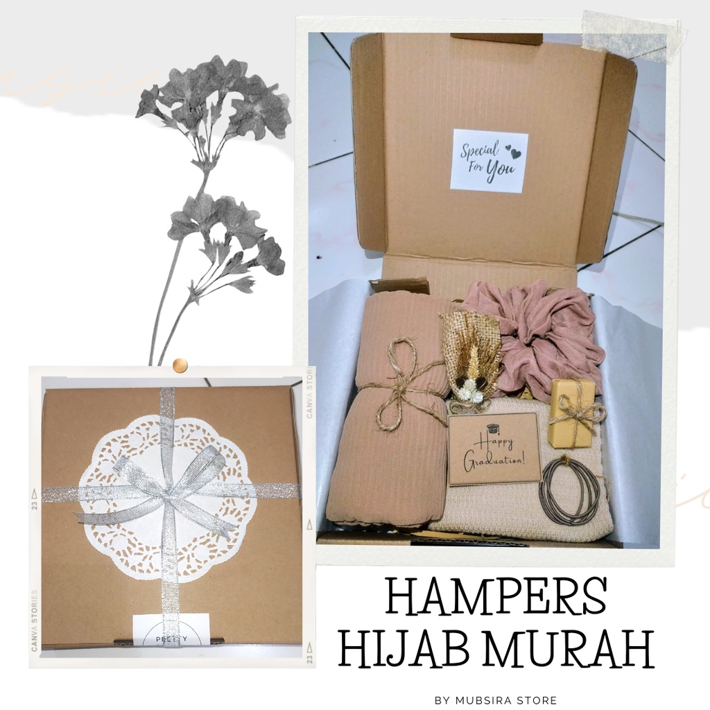 HAMPERS HIJAB PASHMINA PLISKET CERUTY BABYDOLL HAMPERS LEBARAN KADO ULANG TAHUN KADO WISUDA SEMPRO KADO PERNIKAHAN ANNIVERSARY KADO UNTUK CEWEK BINGKISAN RAMADHAN