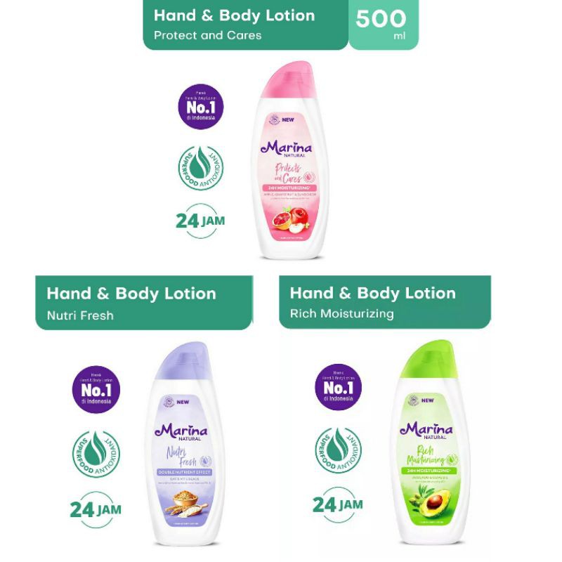 MARINA HAND & BODY LOTION 500 ML