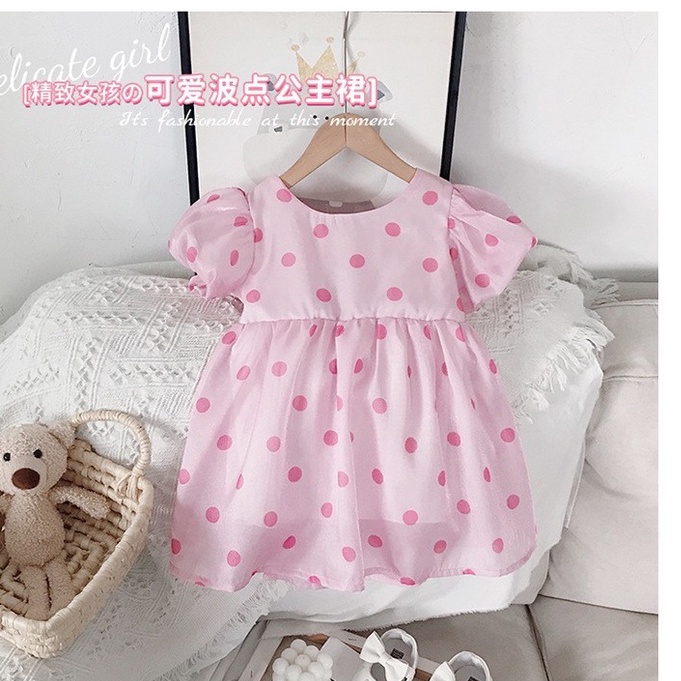 2-6thn | DRESS ANAK KOREA PESTA ELEGAN FORMAL PEREMPUAN MDD MG