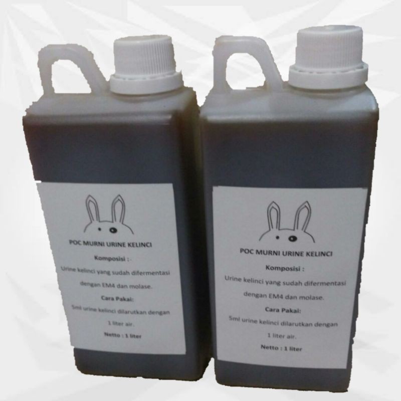 Pupuk Organik Cair urine kelinci 1liter