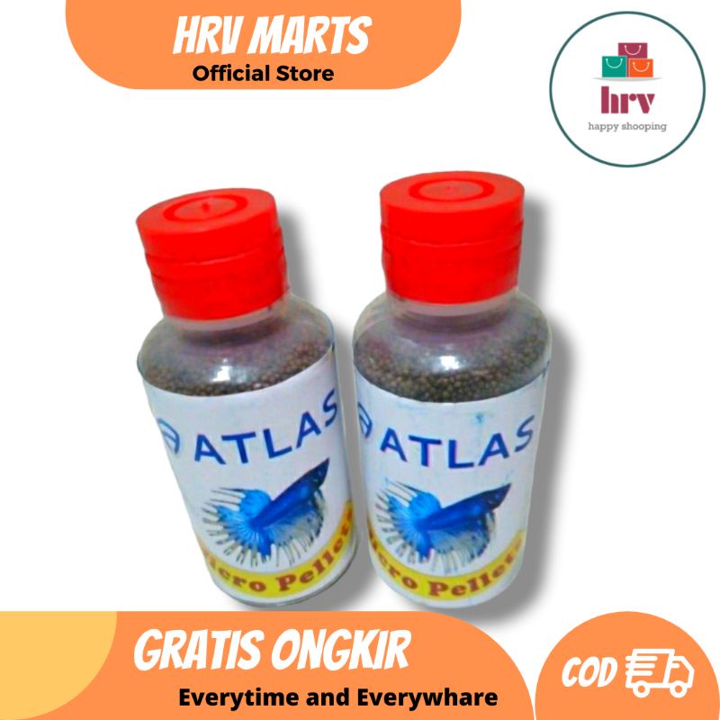 Micro pellet untuk pakan cupang Guppy Molly dan ikan kecil lainnya