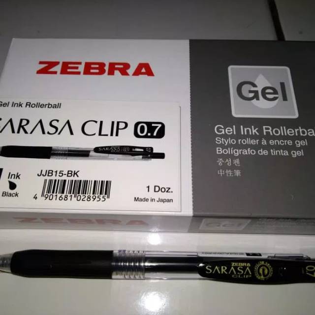

Pulpen Zebra Sarasa 0.7 per buah