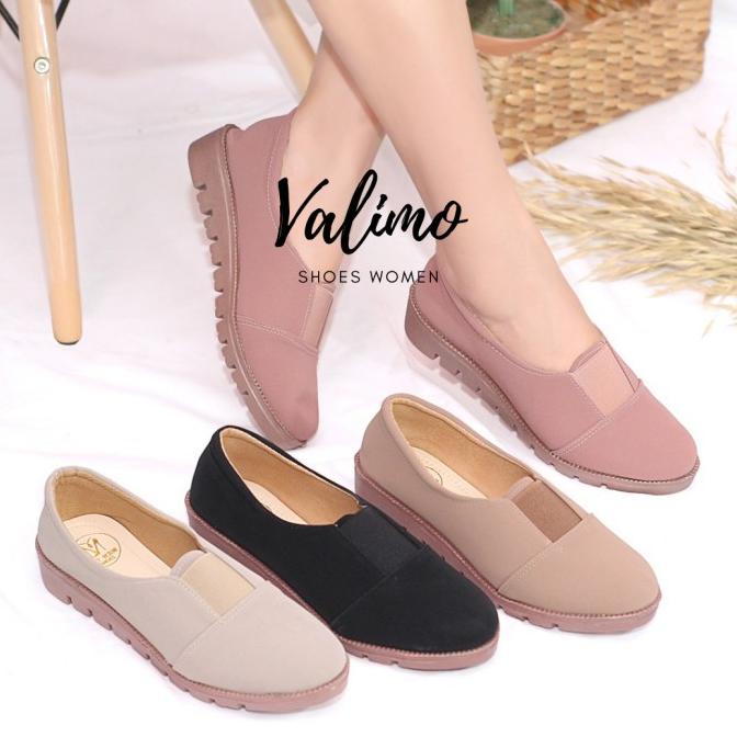 SEPATU WANITA SLIP ON REZILIA - VALIMO