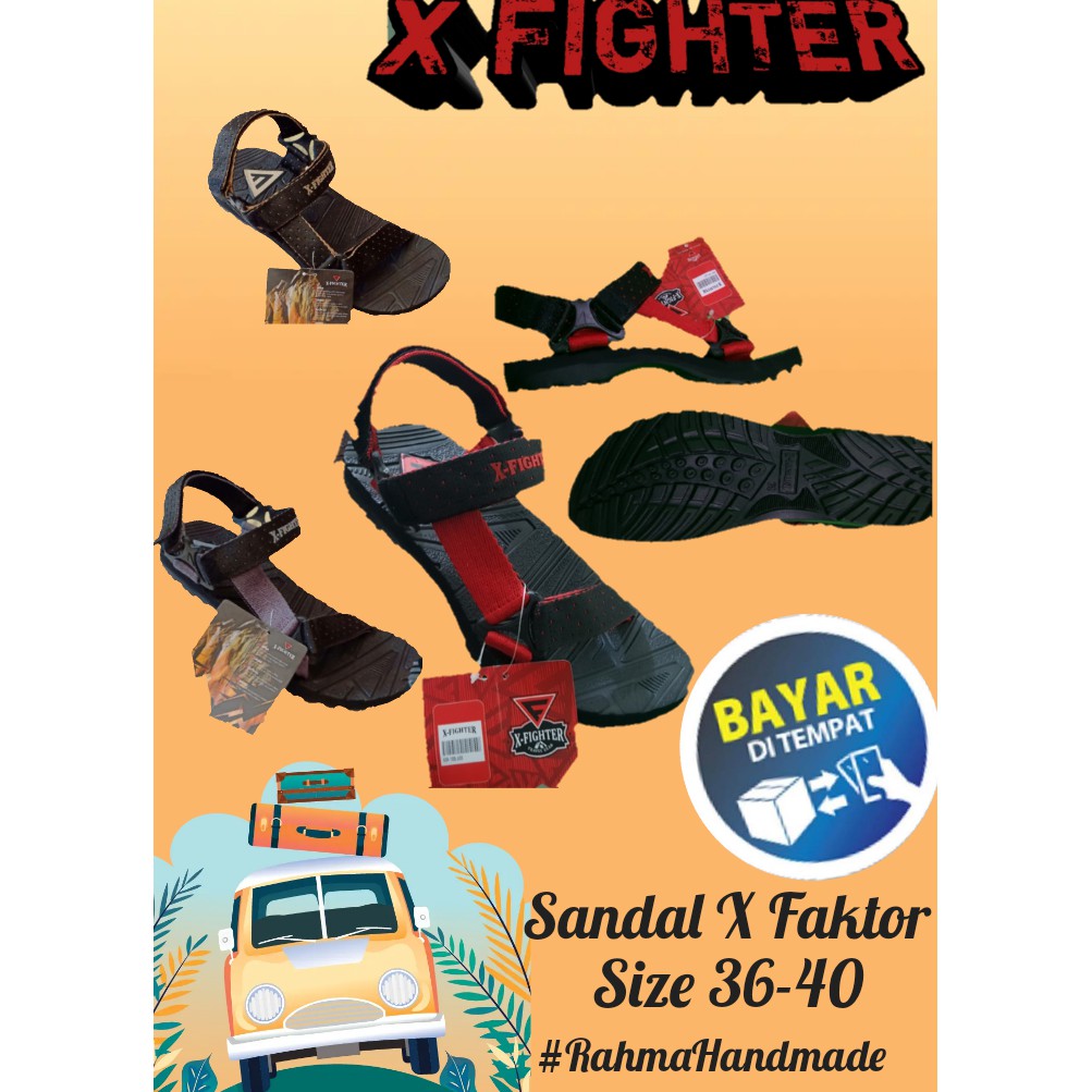 SANDAL X-FACKTOR/SANDAL MURAH/SANDAL GUNUNG/SANDAL TERBARU/SANDAL KARET/SANDAL GROSIR/SANDAL IMPORT