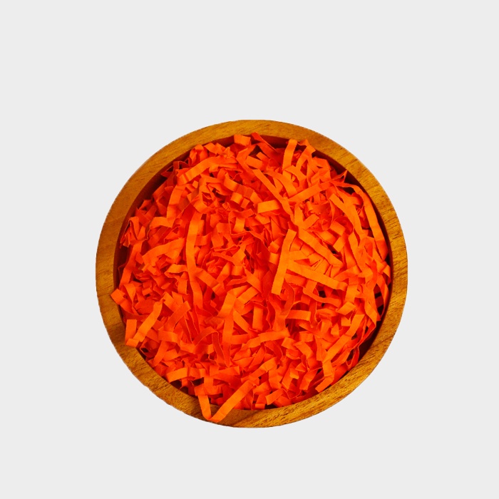 

Kertas Serut / Cacah Orange Shredded Paper Gift Hampers Craft Box